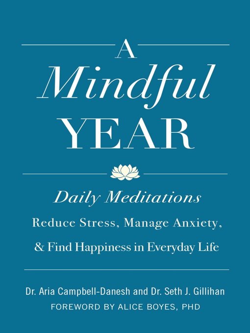Title details for A Mindful Year by Dr. Aria Campbell-Danesh - Wait list